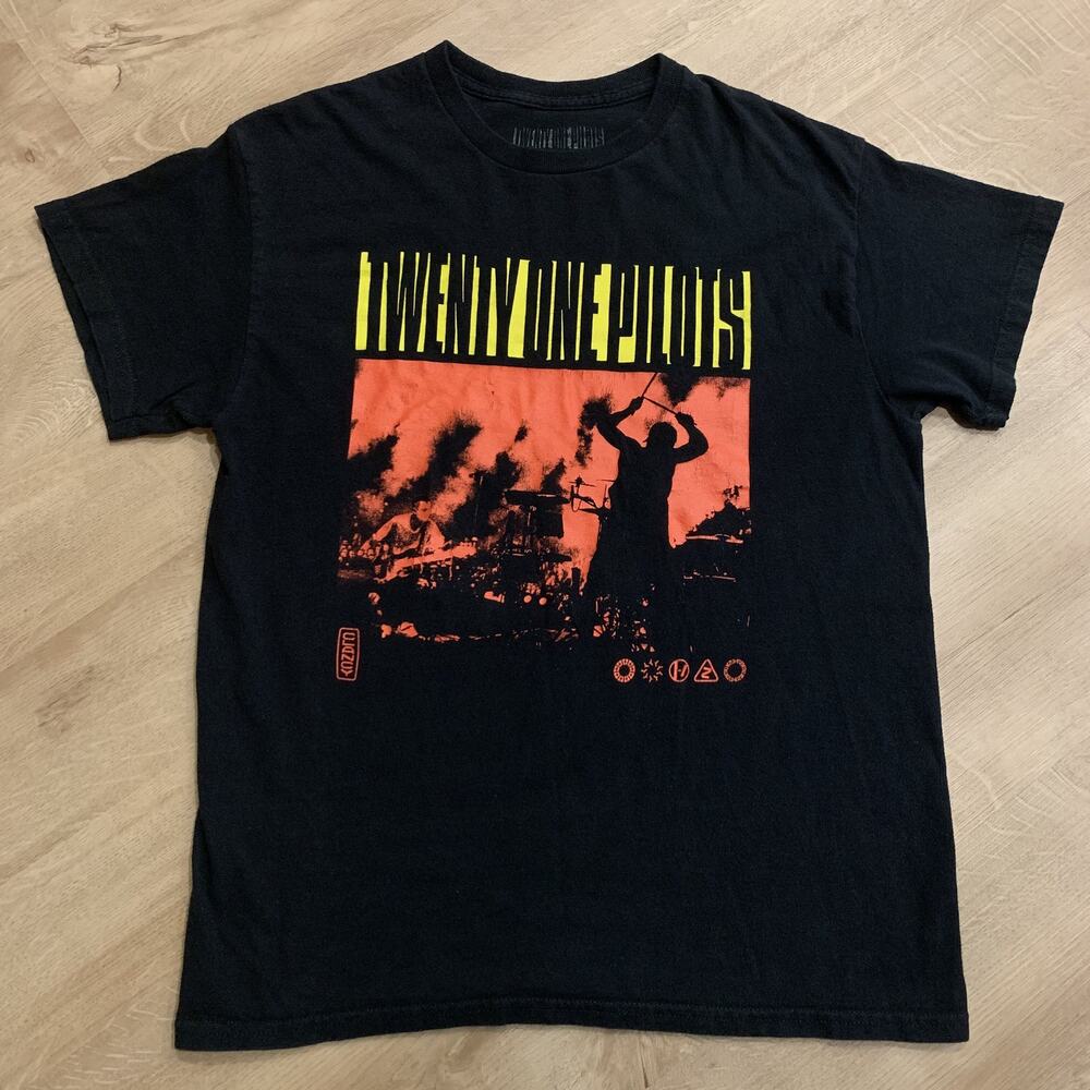 Twenty One Pilots Clancy Performance Graphic Tee T-Shirt Men's Medium M Black 21